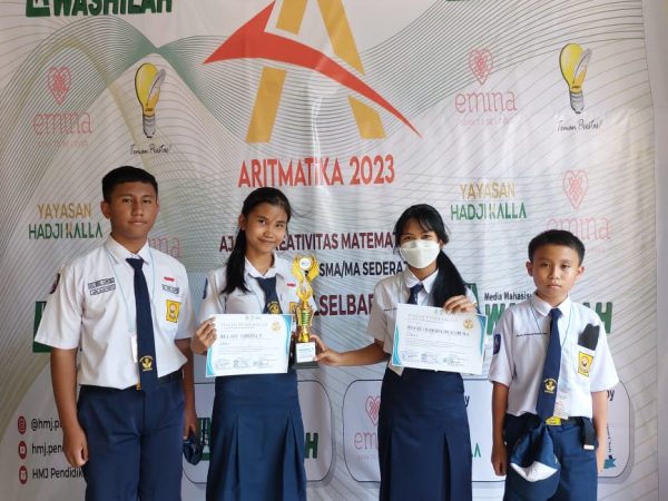 JUARA III TINGKAT KABUPATEN LOMBA ARITMATIKA UIN MAKASSAR