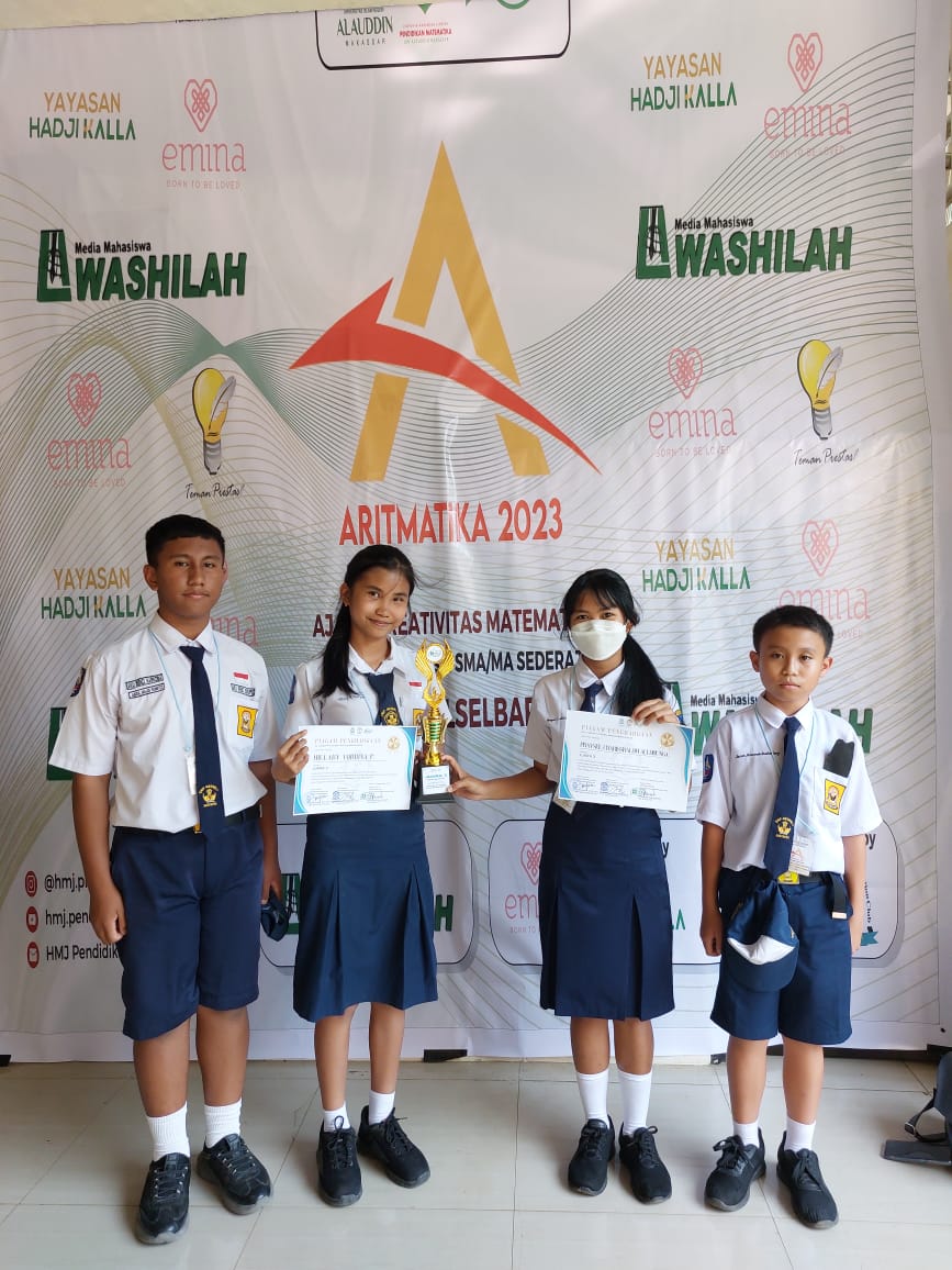 JUARA III TINGKAT KABUPATEN LOMBA ARITMATIKA UIN MAKASSAR