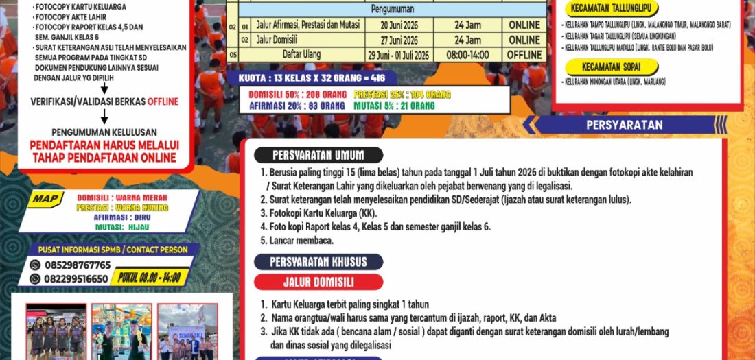 ALUR SISTEM PENERIMAAN SISWA BARU (SPMB) 2026/2027